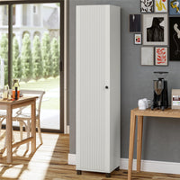 Kendall Fluted 16 Inch Wide 1 Door Storage Cabinet