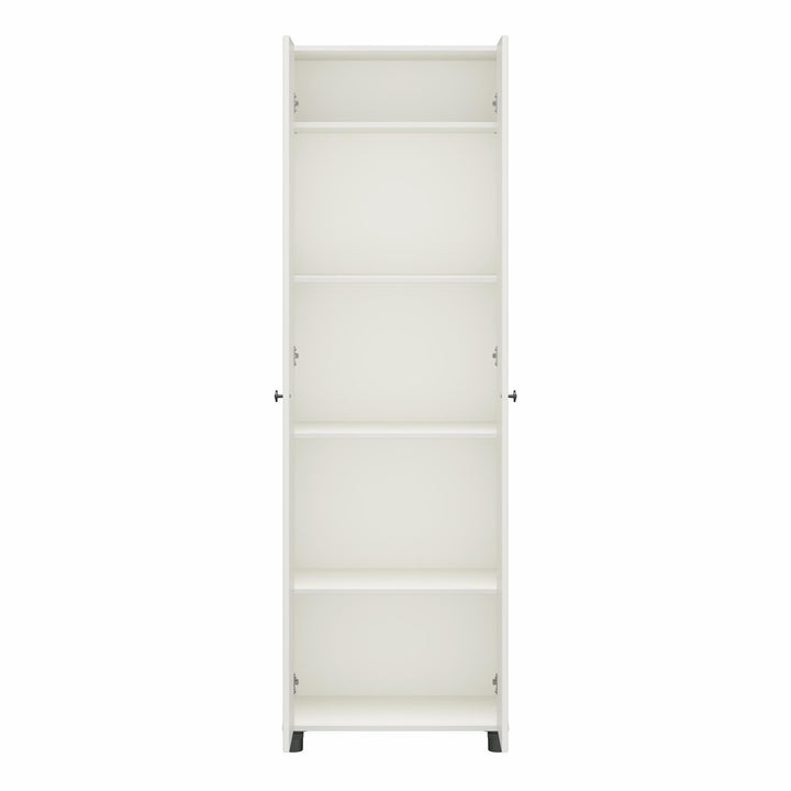 Durable storage with Kendall's 24-inch cabinet -  White