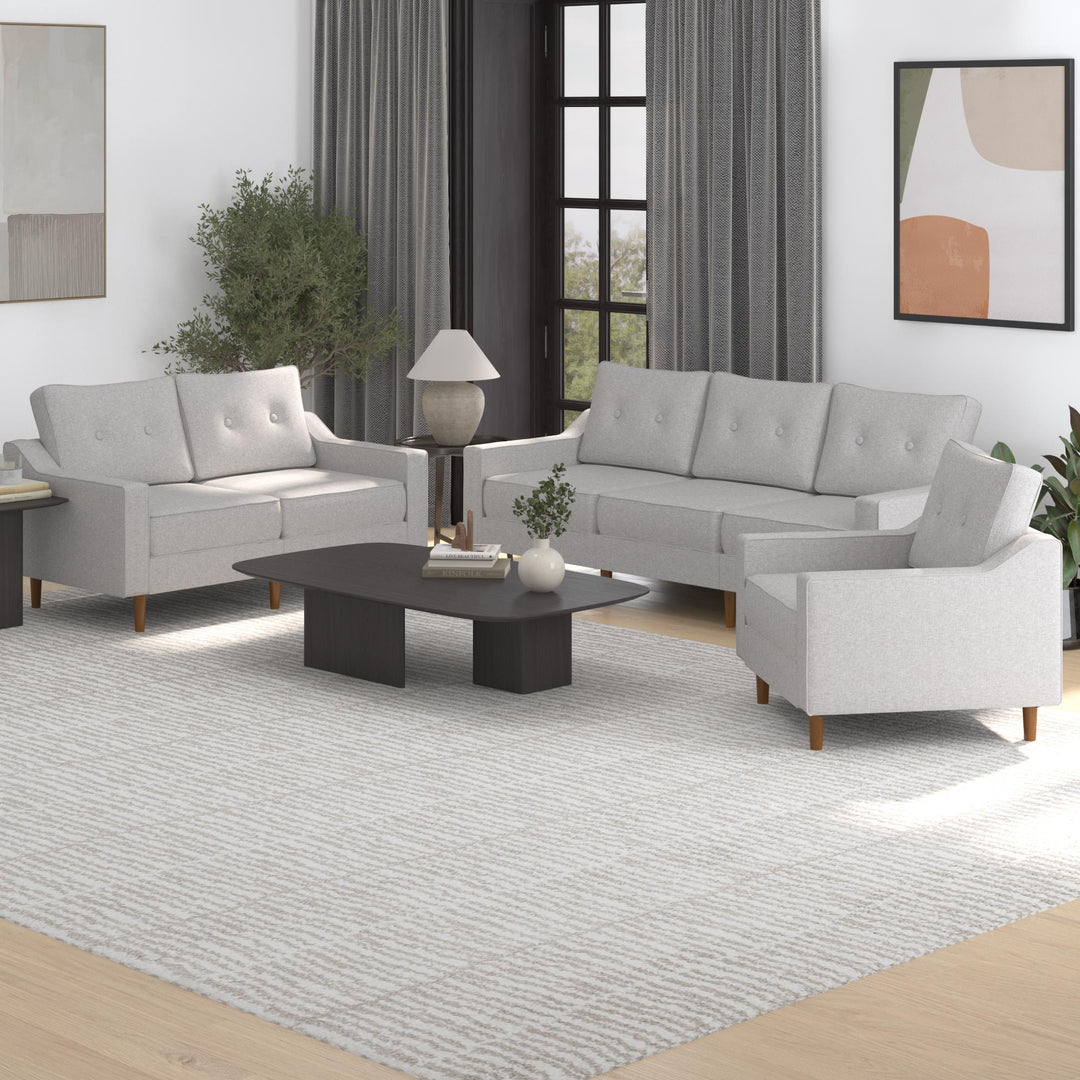 One seater modular sofa design -  Gray