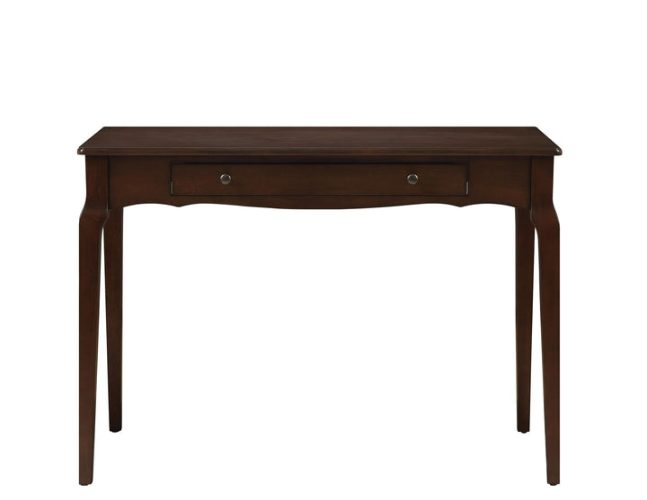 Alsen Rectangular Console Table with Center Drawer - Espresso