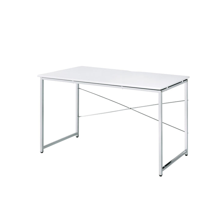 Modern design rectangular vanity desk - White