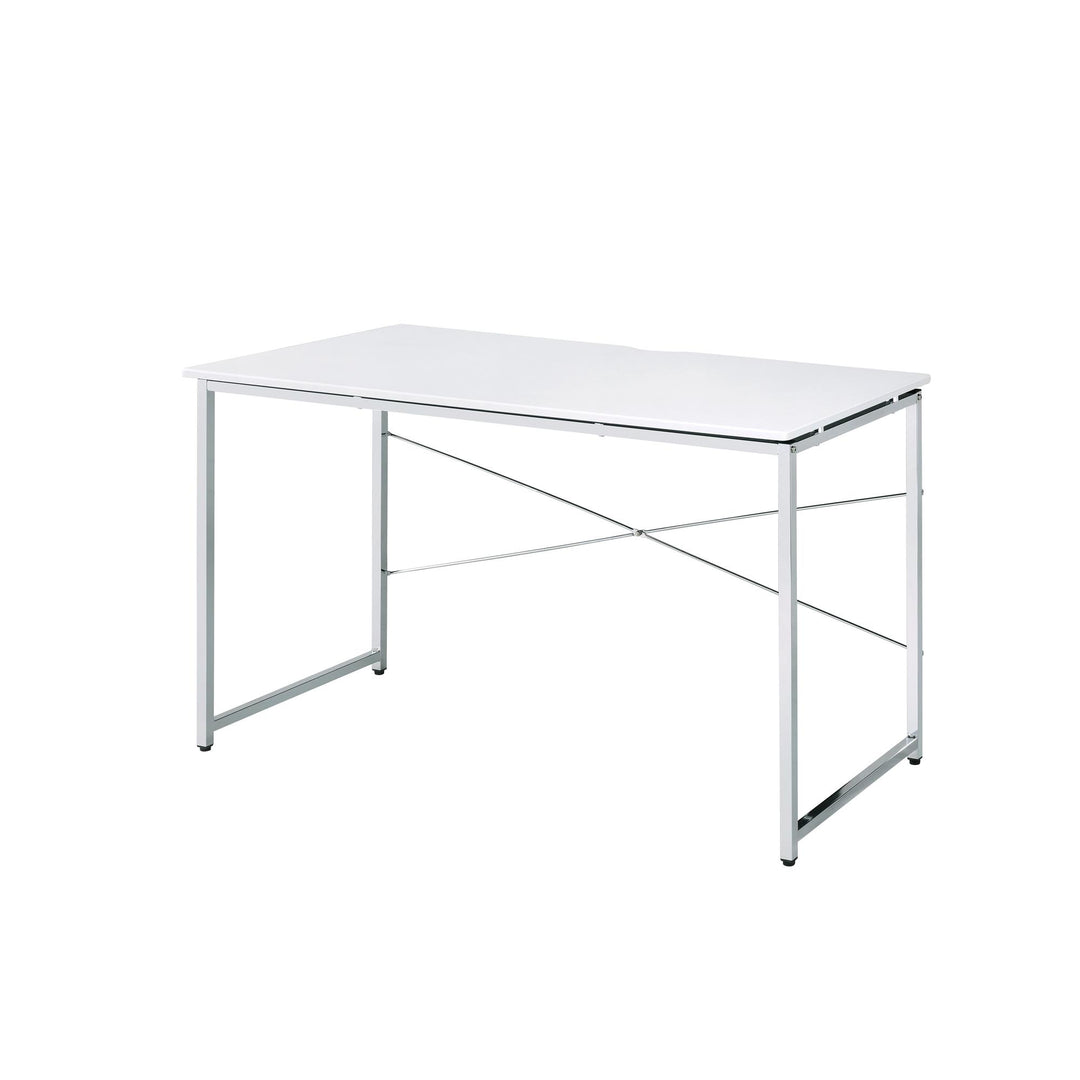 Modern design rectangular vanity desk - White