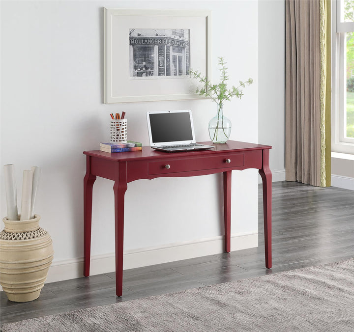 Rectangular Console Table - Red