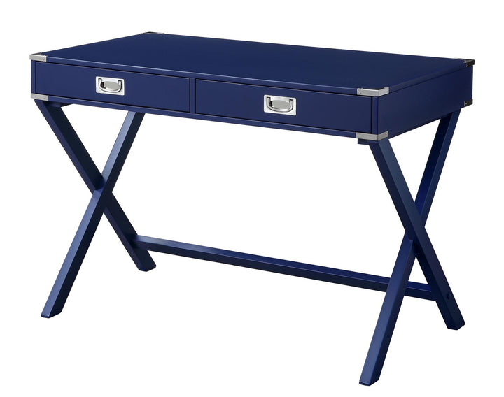 vanity desk with 2 storage drawers - Navy
