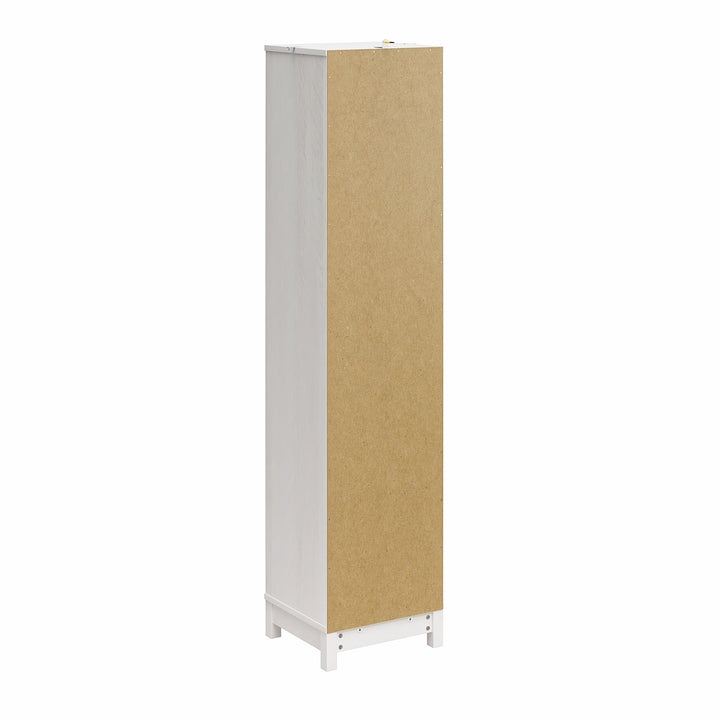 Tess 2 Door Storage Cabinet with Modular Storage Options - Ivory Oak