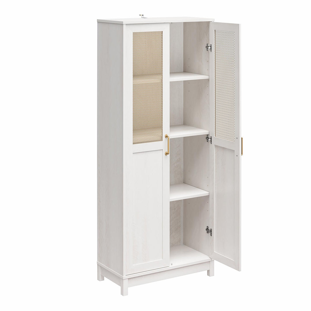 Versa 36 Wide White Storage Cabinet: 2 Doors – RealRooms
