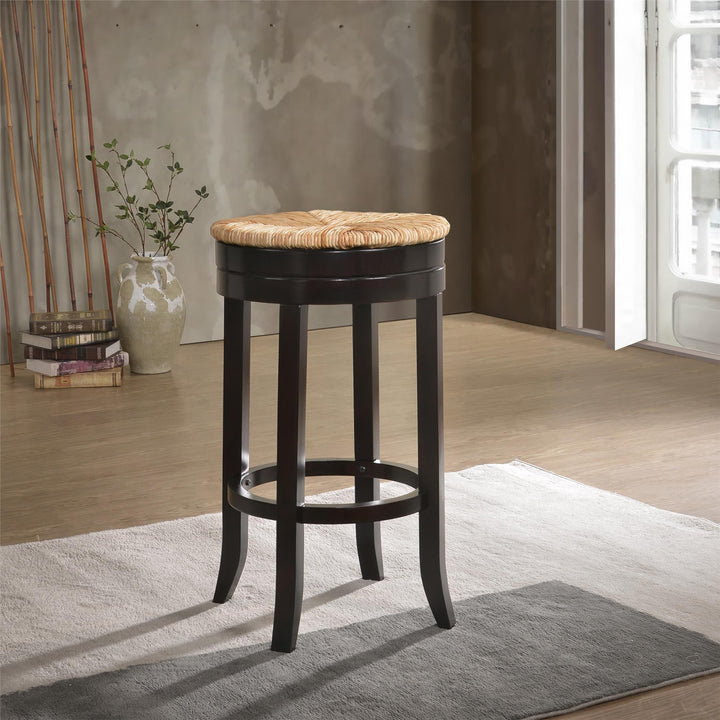 swivel seat bar stool - Dark Brown