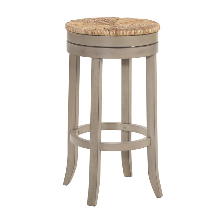 Vintage Swivel Pub Stool - Gray
