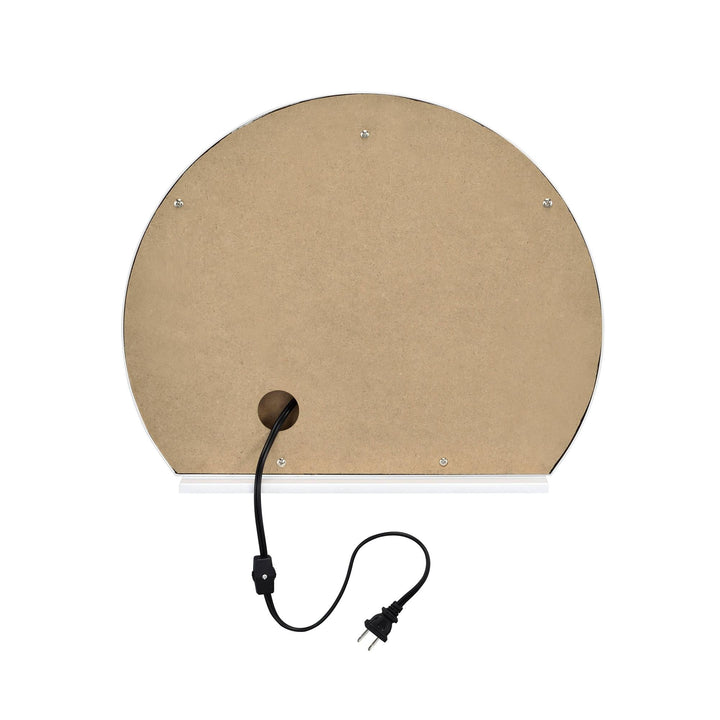 Hollywood Style Bulb Layout Mirror  - White