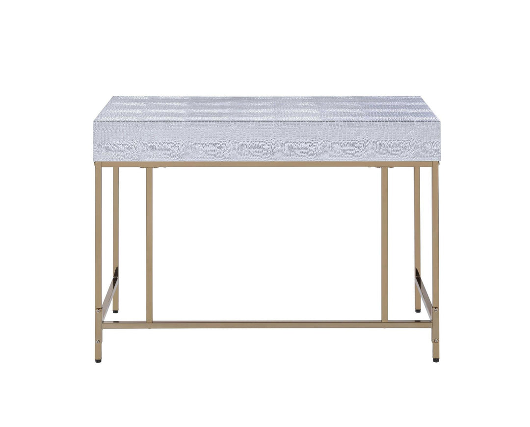 Makeup vanity table with 1 drawer - Silver