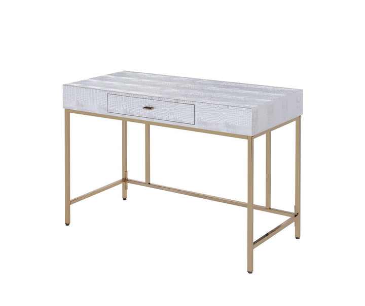Drawer makeup vanity desk for bedroom - Silver