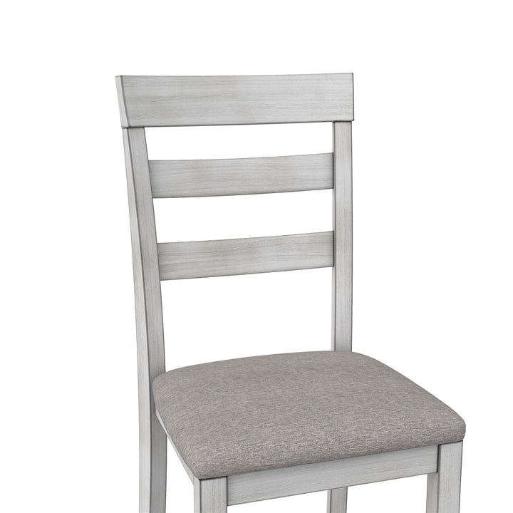 Durable wood chair pair by DHP -  Oyster 