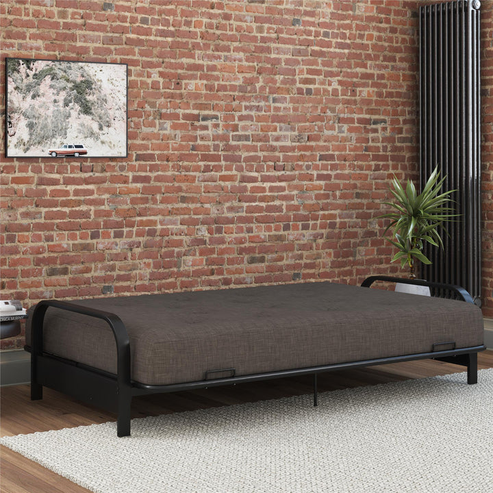 futon with spring mattress - N/A - Full