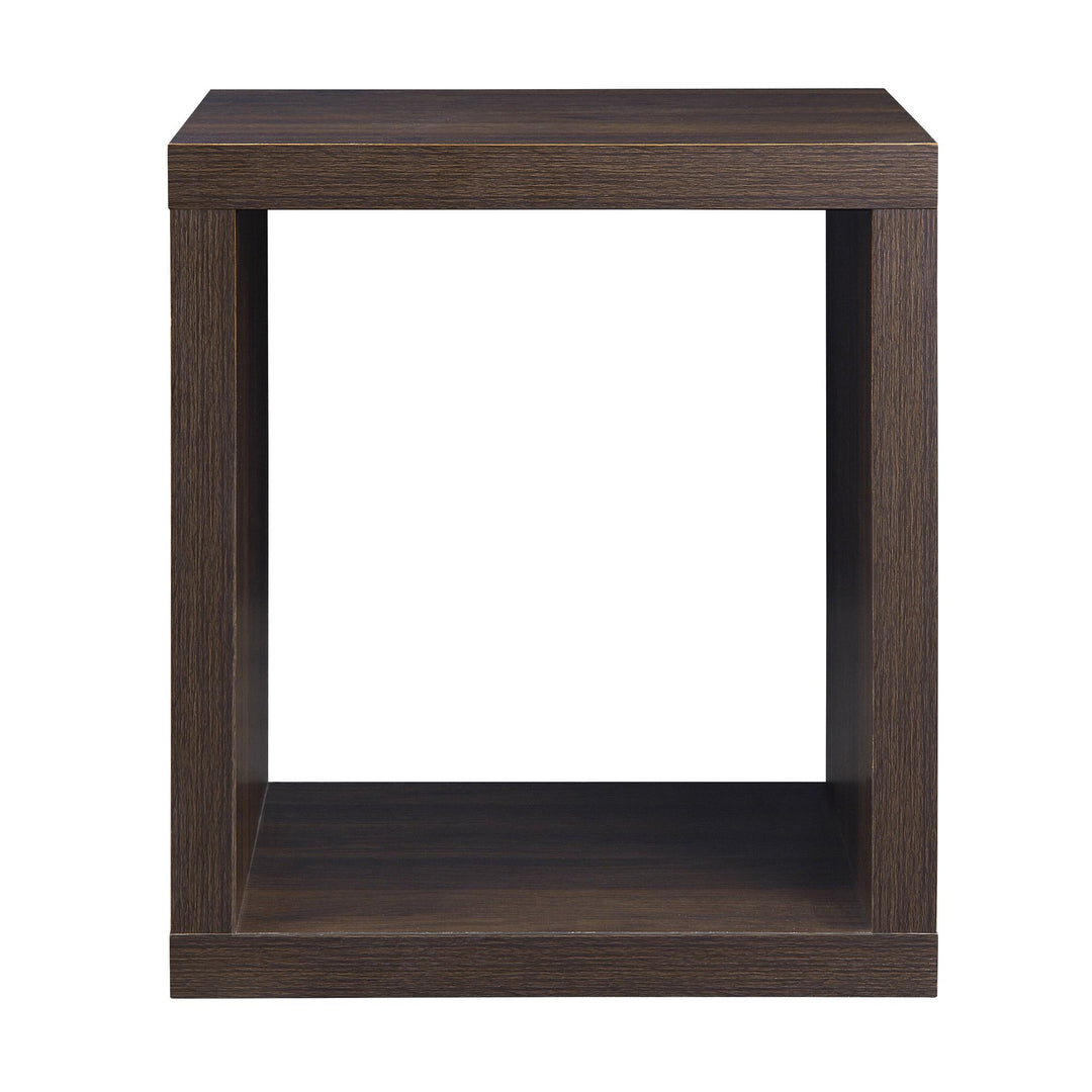 Horace Modular Accent Table with Open Cubby - Walnut