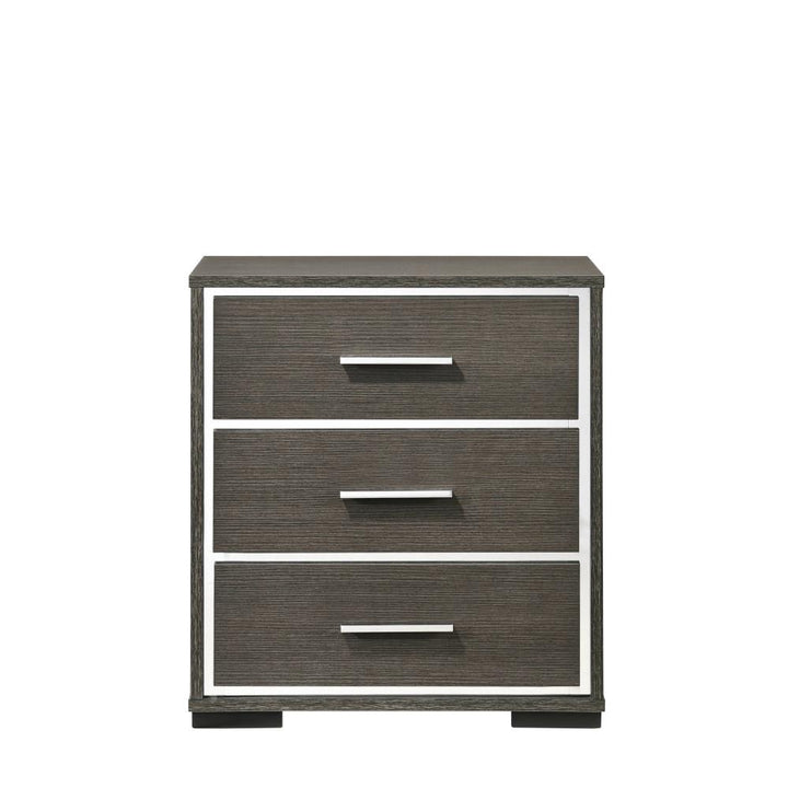 Escher 3 Drawer Nightstand with USB Dock  -  N/A