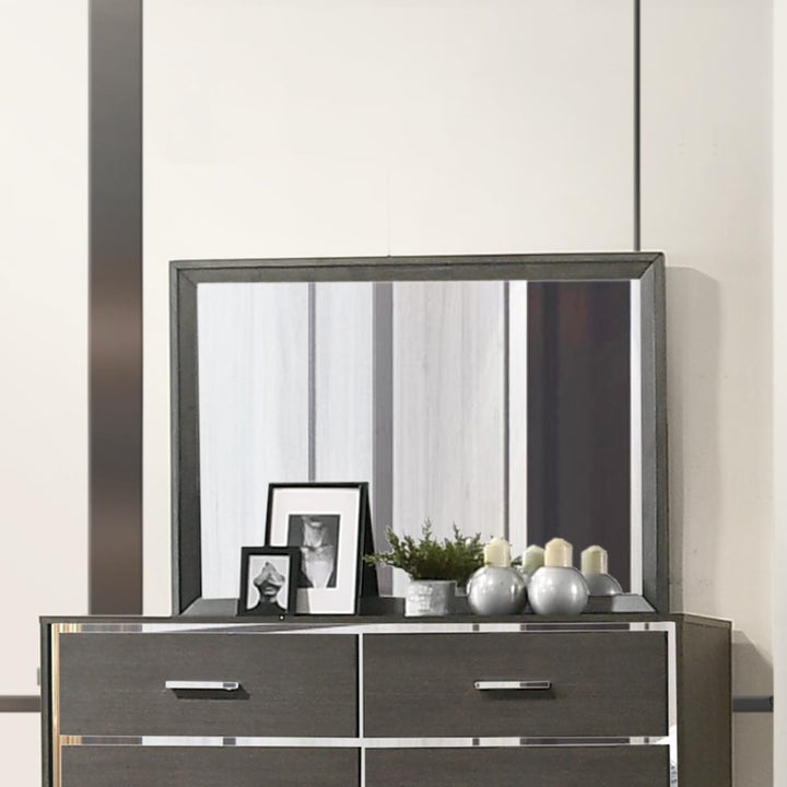 Rectangular mirrors with stylish frames -  N/A