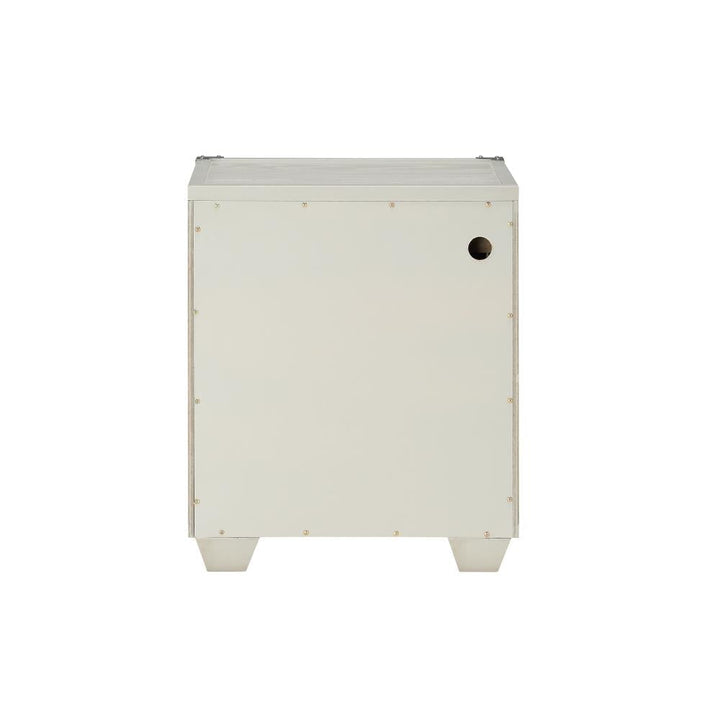3 storage drawers nightstand - Gray