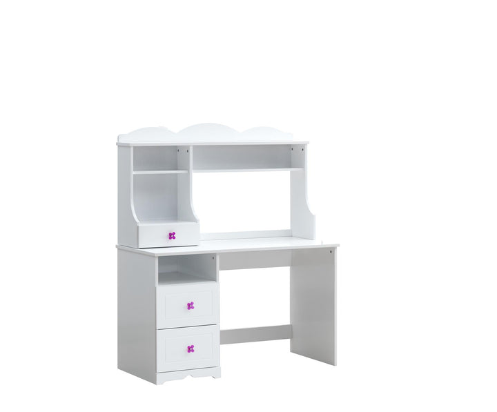 Meyer storage hutch design with open compartment and drawer -  N/A