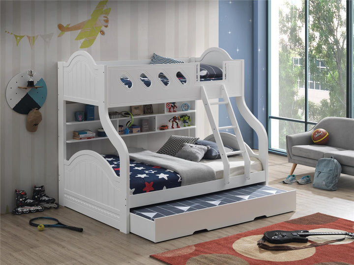 Grover twin bed with trundle wheels -  N/A