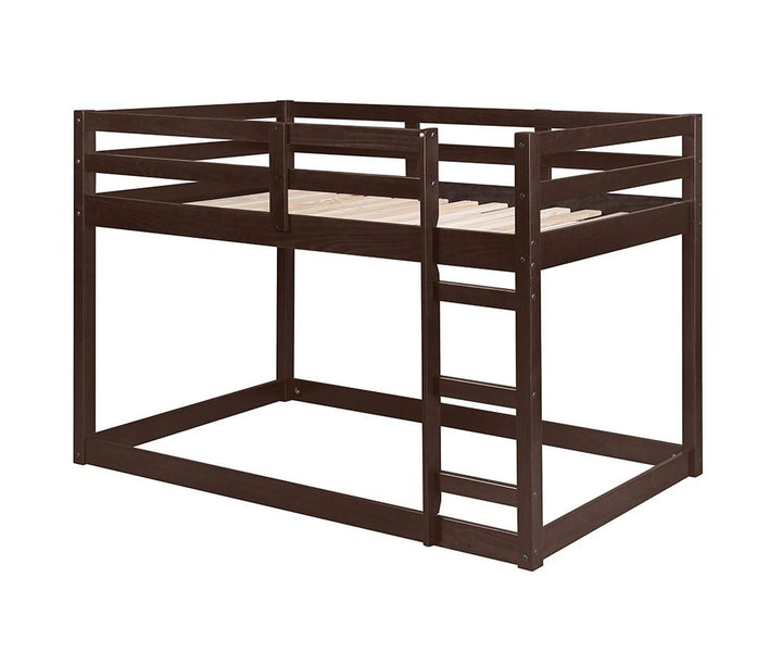 Gaston Loft Bed with Slat System  -  Espresso