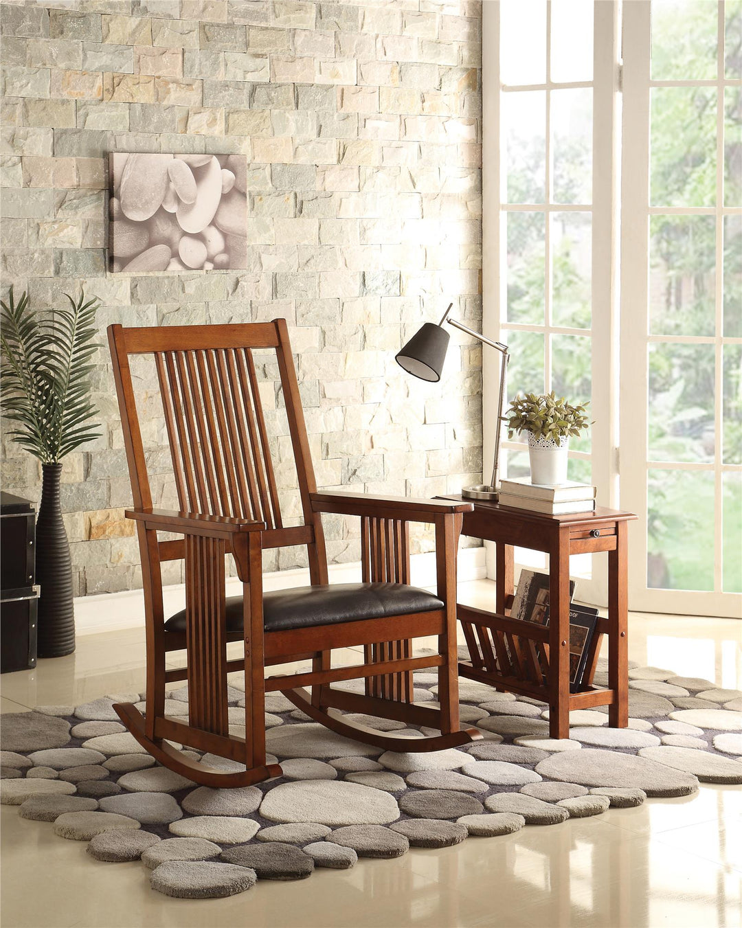 Comfortable wood rocking chairs Kloris -  N/A