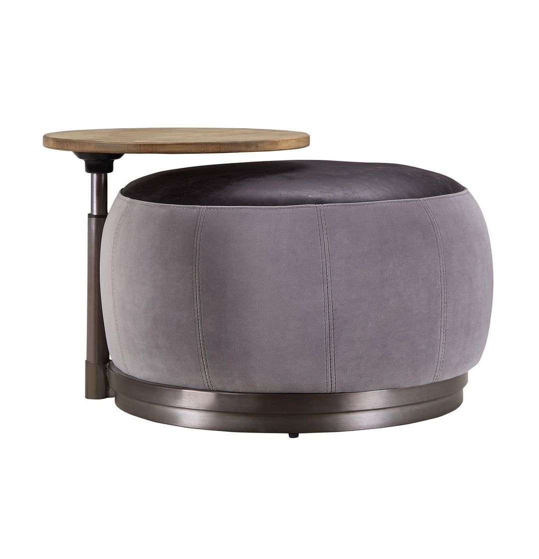 Elegant leather and velvet ottoman designs Decapree -  N/A