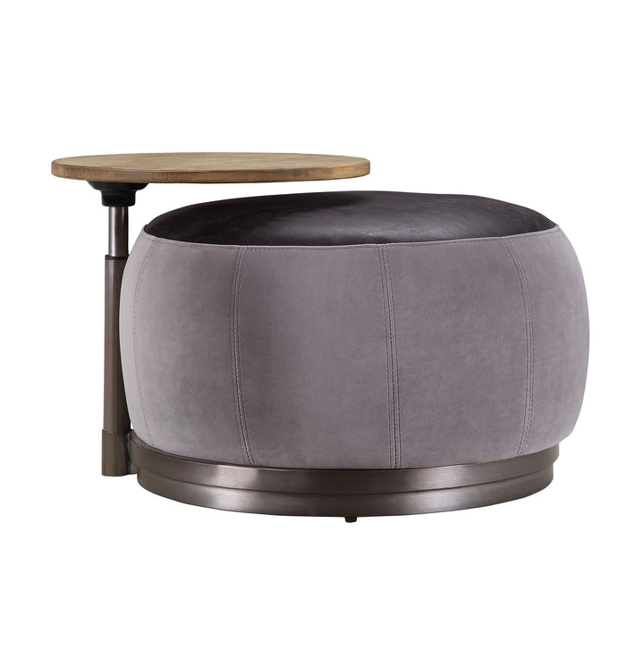 Elegant leather and velvet ottoman designs Decapree -  N/A