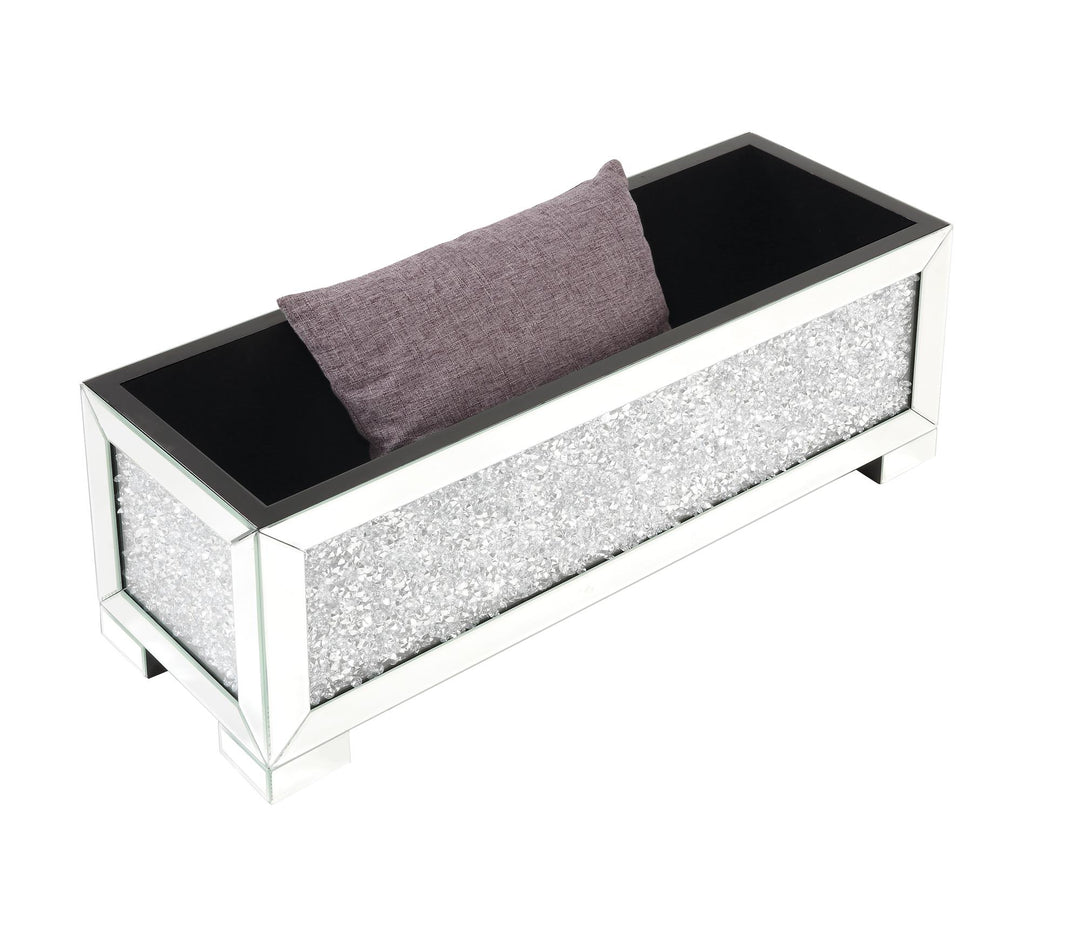 Deep storage seating solutions Noralie crystal design -  Chrome