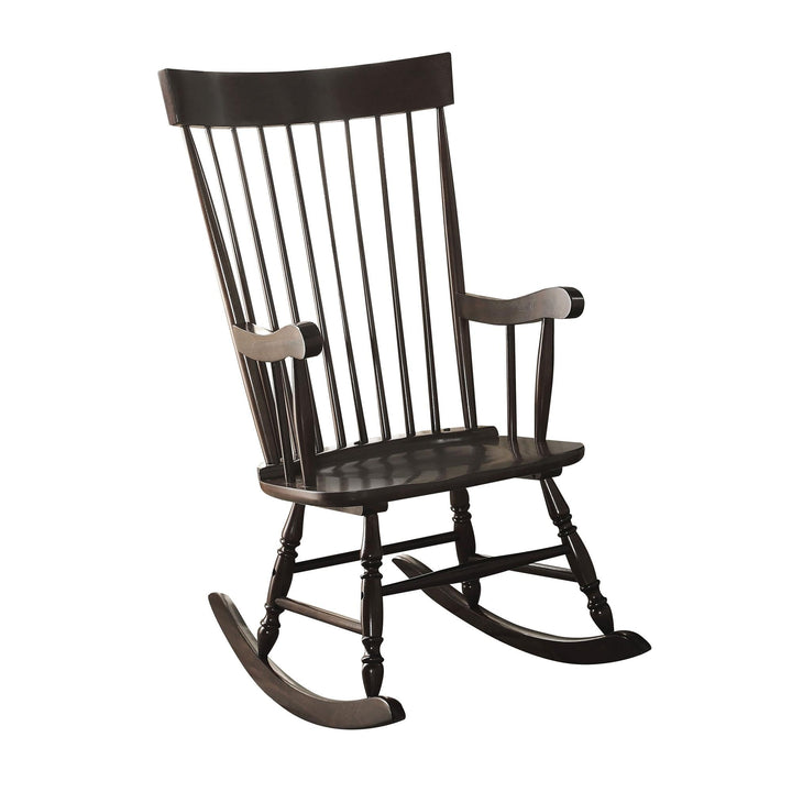 Arlo Wooden Rocking Chair with Tall Chair Back - Black