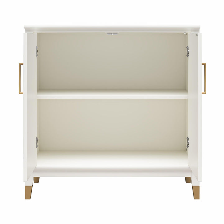 Westerleigh 2 Door Accent Cabinet - White
