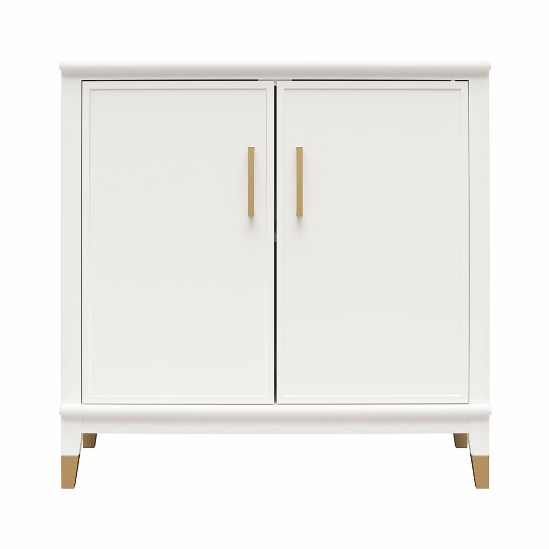 Westerleigh 2 Door Accent Cabinet  -  White