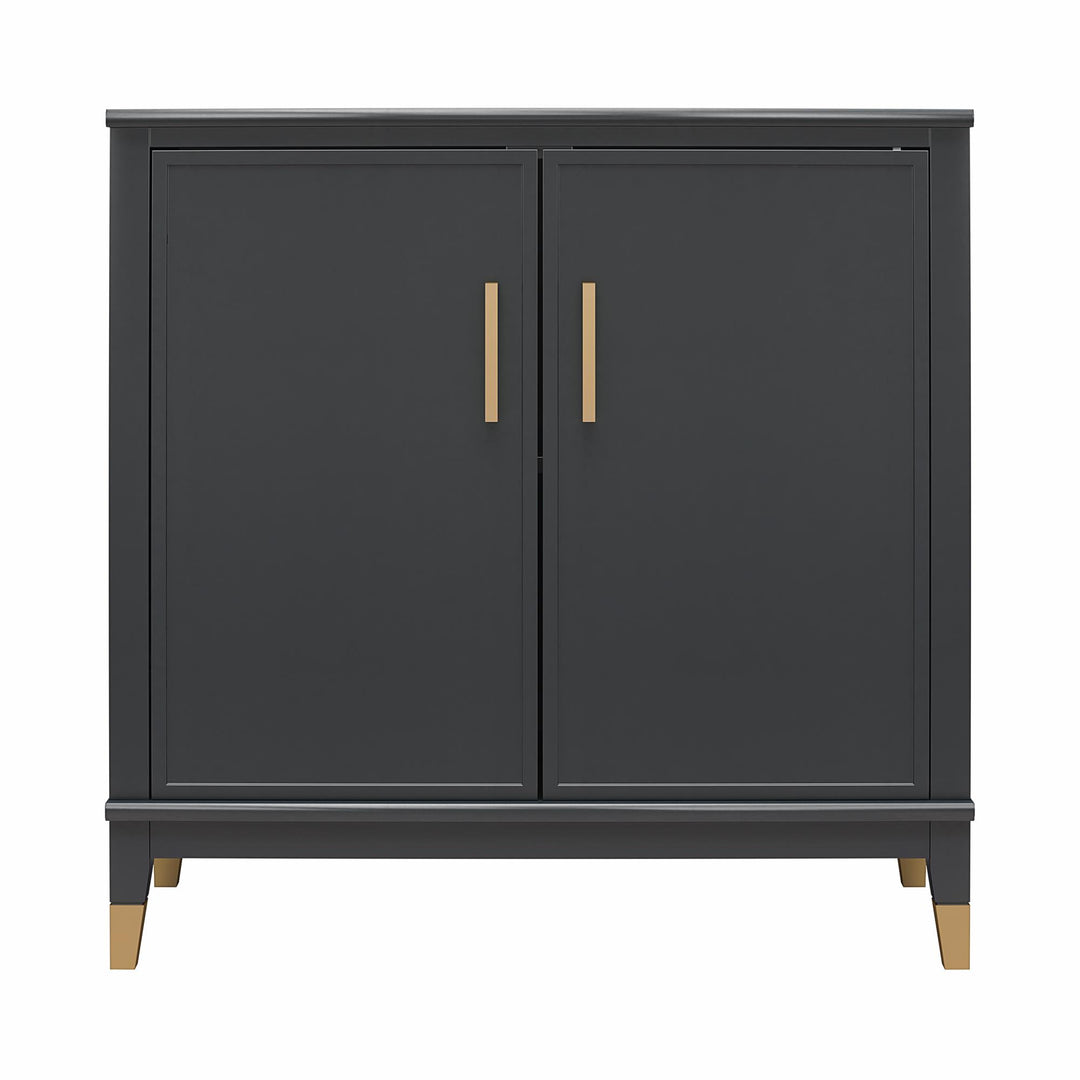 Westerleigh 2 Door Accent Cabinet - Black