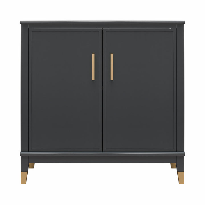 Westerleigh cabinet with dual doors -  Black