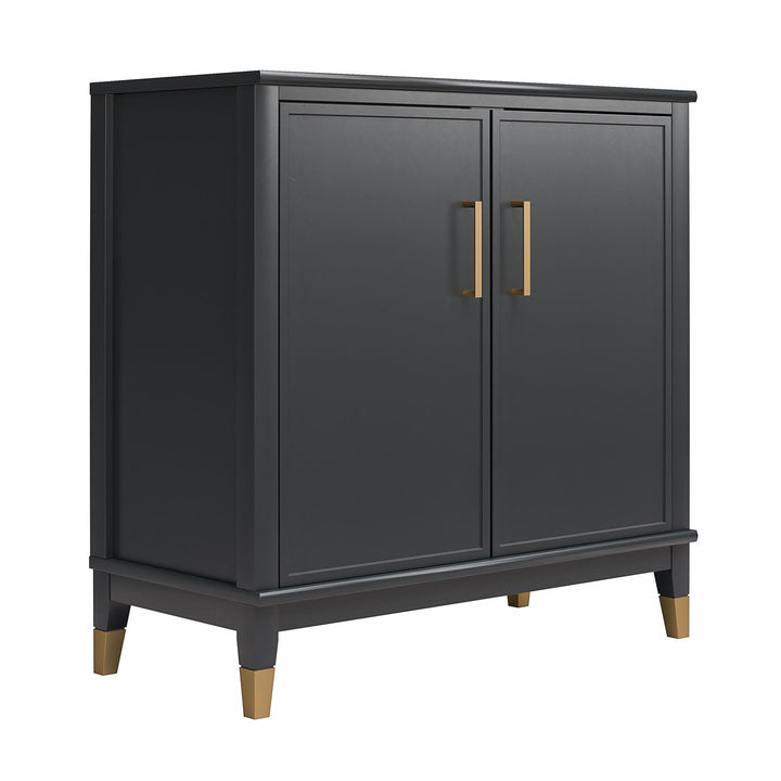 Westerleigh 2 Door Accent Cabinet - Black