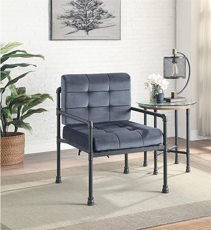 Accent Chair with Memory Foam - Gray