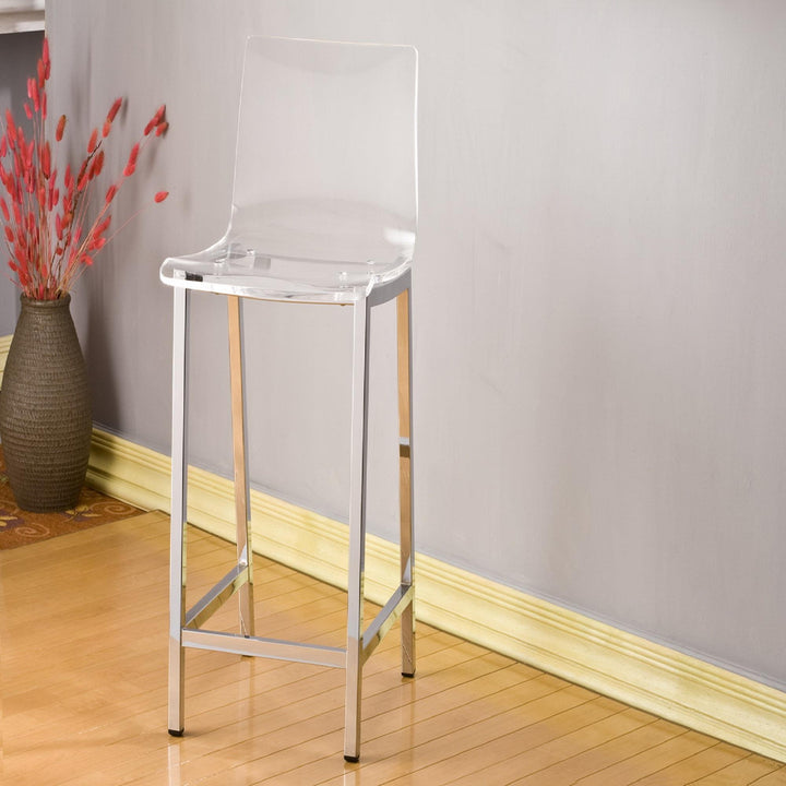 Set of 2 counter stool - Chrome