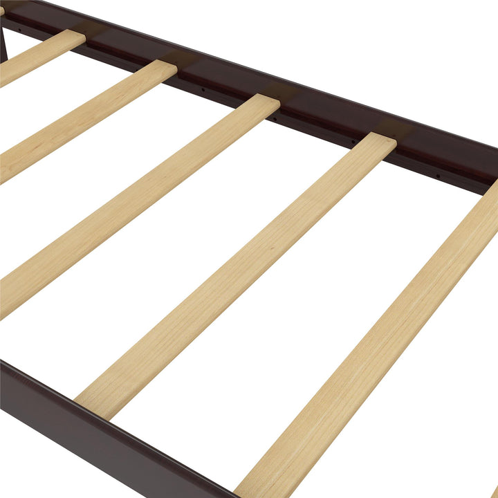 Twin size bedroom centerpiece -  Espresso