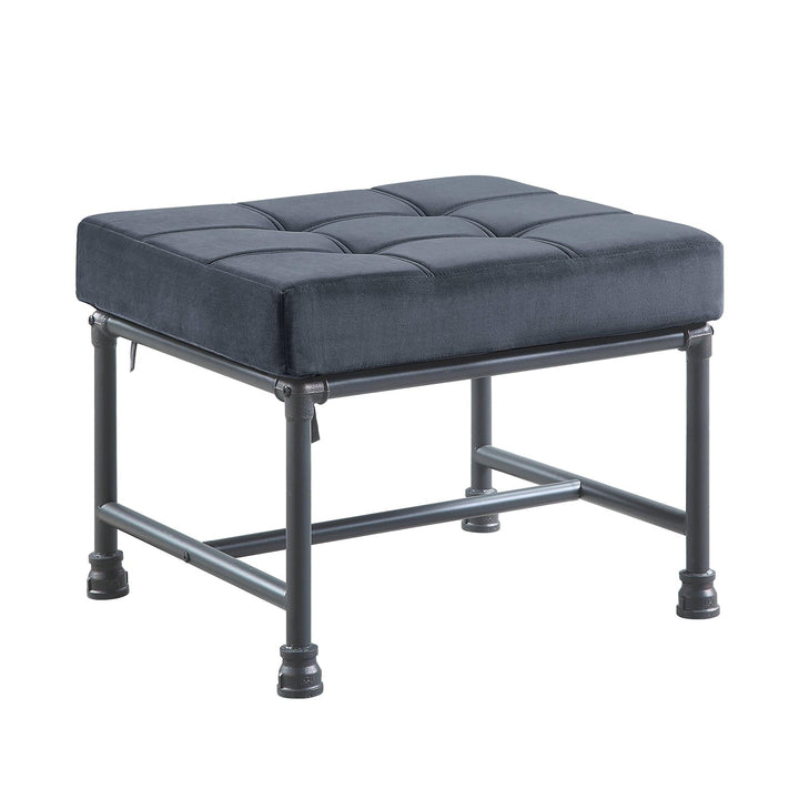 Modern best Memory Foam Ottoman - Gray