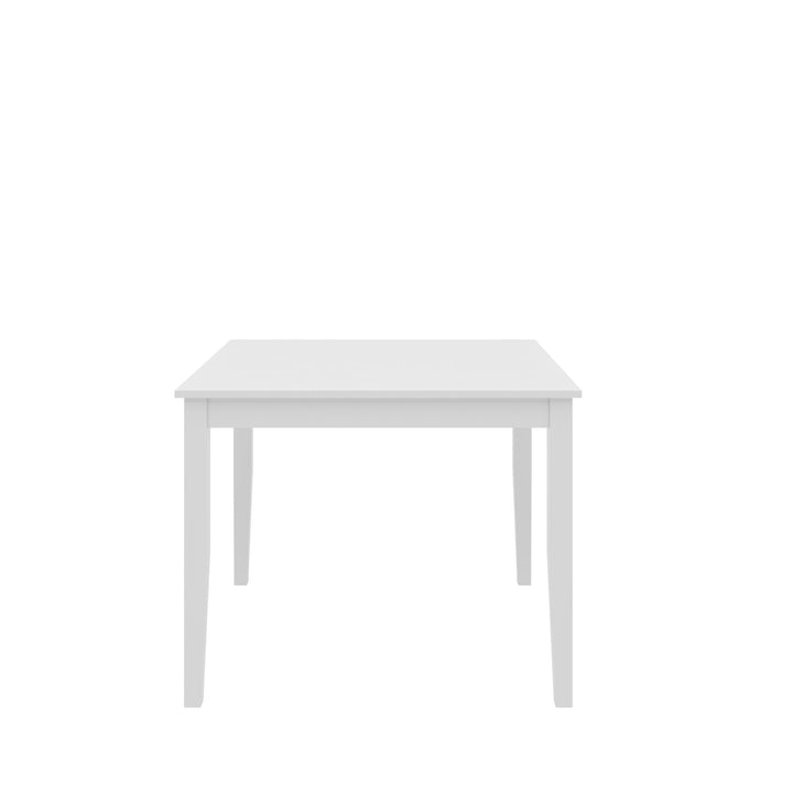 5 Piece Dining Set for Rustic Decor -  White