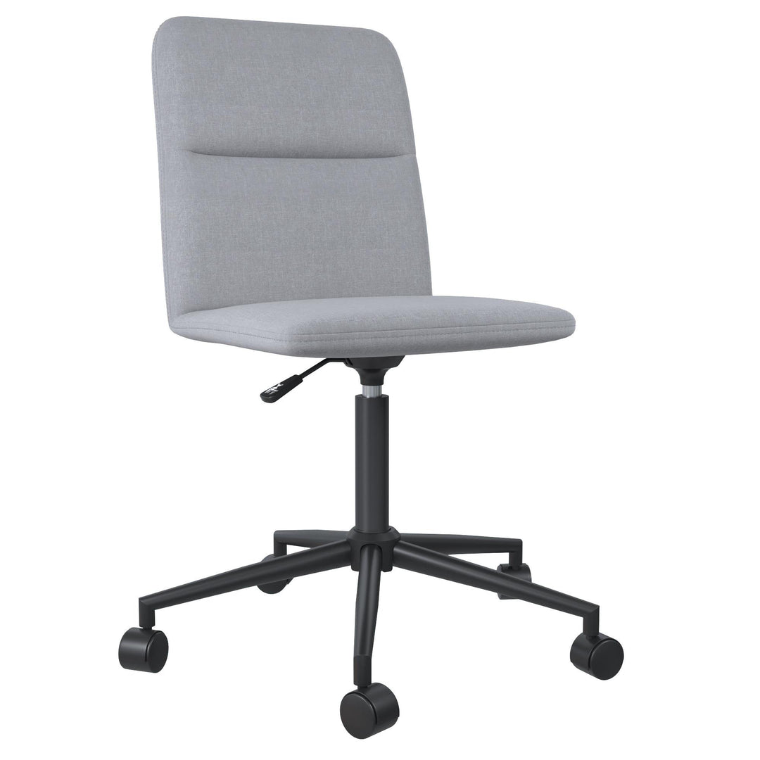 Olten Modern Office Desk Chair on Castors with Adjustable Height - Light Gray