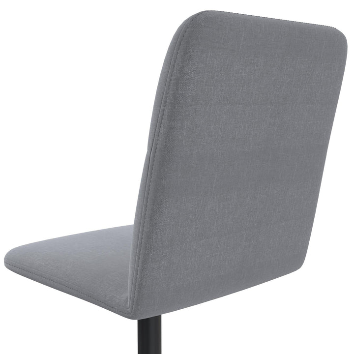 Olten Modern Office Desk Chair on Castors with Adjustable Height - Light Gray
