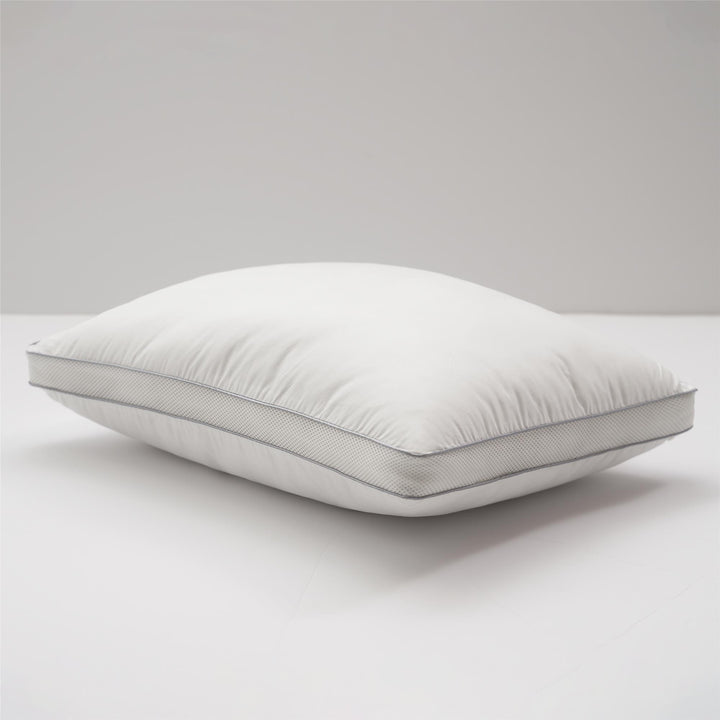 Powernap Novogratz Recharge Celliant Fiber Blend 100% Cotton Pillow with Mesh Gusset - White - Queen
