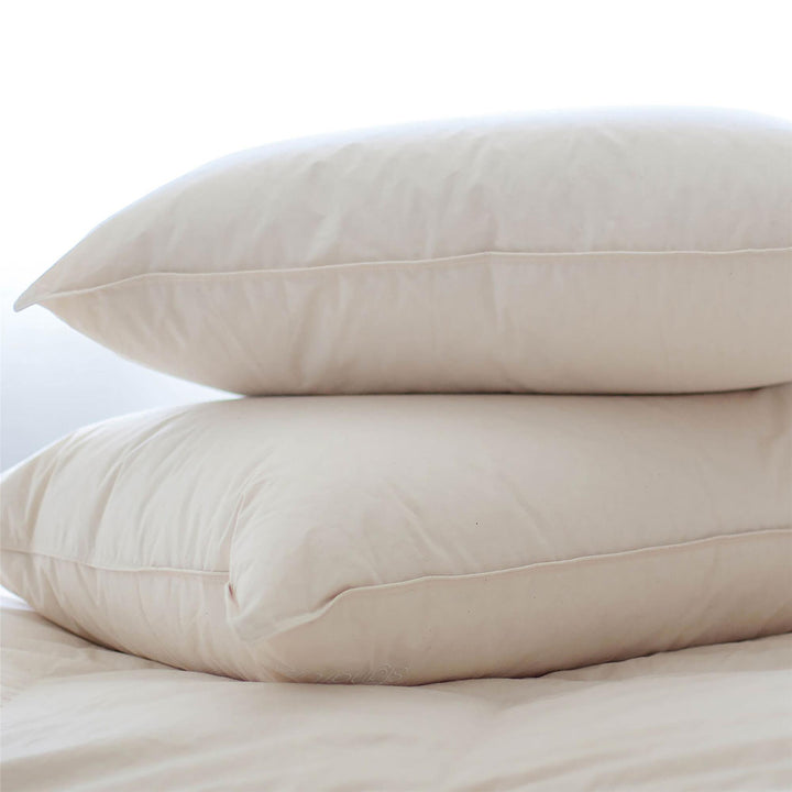Organic Cotton Down Alternative Pillow - Beige - Jumbo