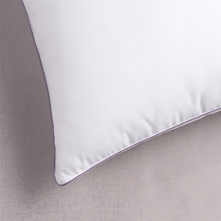 Bed pillow made of lavender-scented cotton - White - Standard