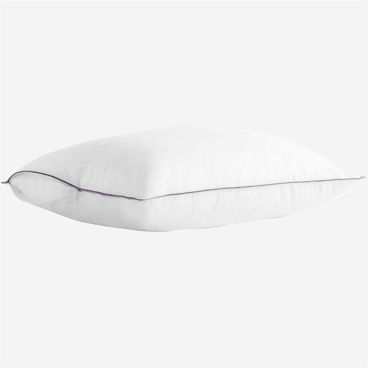 fresh lavender-scented cotton pillow protector - White - King