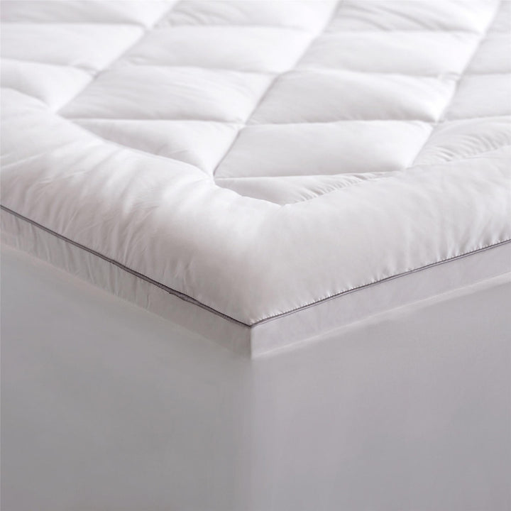 best hypoallergenic mattress pad  - White - King