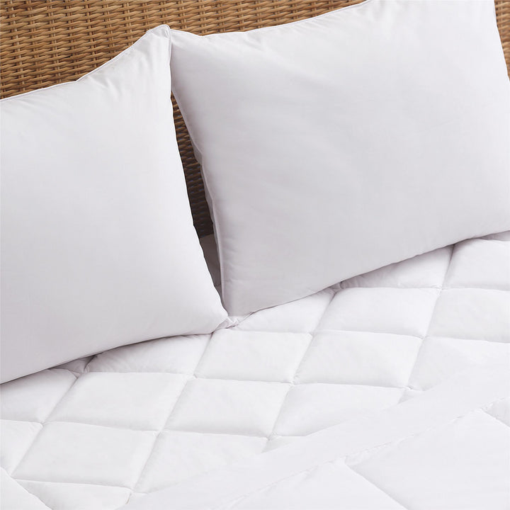 Allergen barrier mattress cover  - White - King
