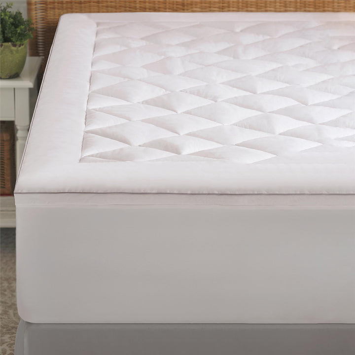 national allergy mattress cover  - White - Full