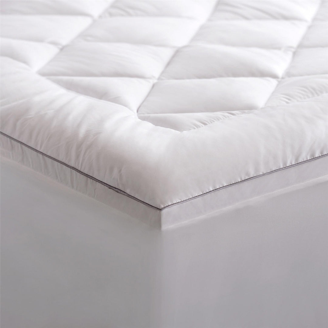 best hypoallergenic mattress pad  - White - Full