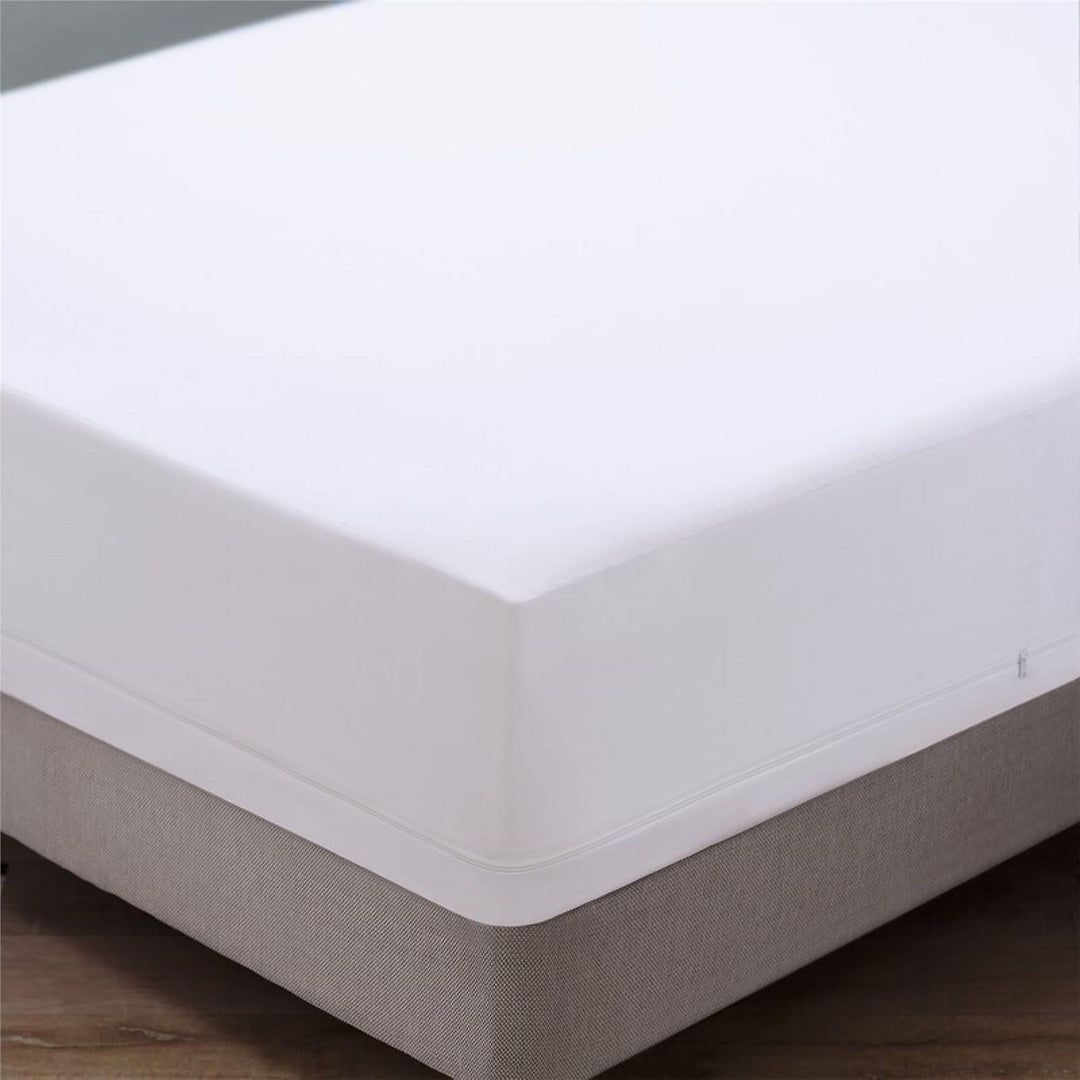 PureAssure Sleep Safe Allergen Barrier Mattress Protector - White - Full